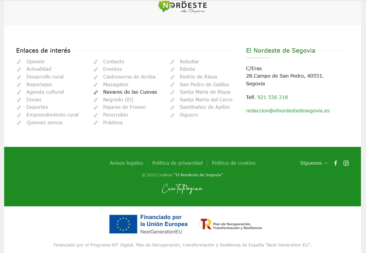 El Nordeste de Segovia Periódico