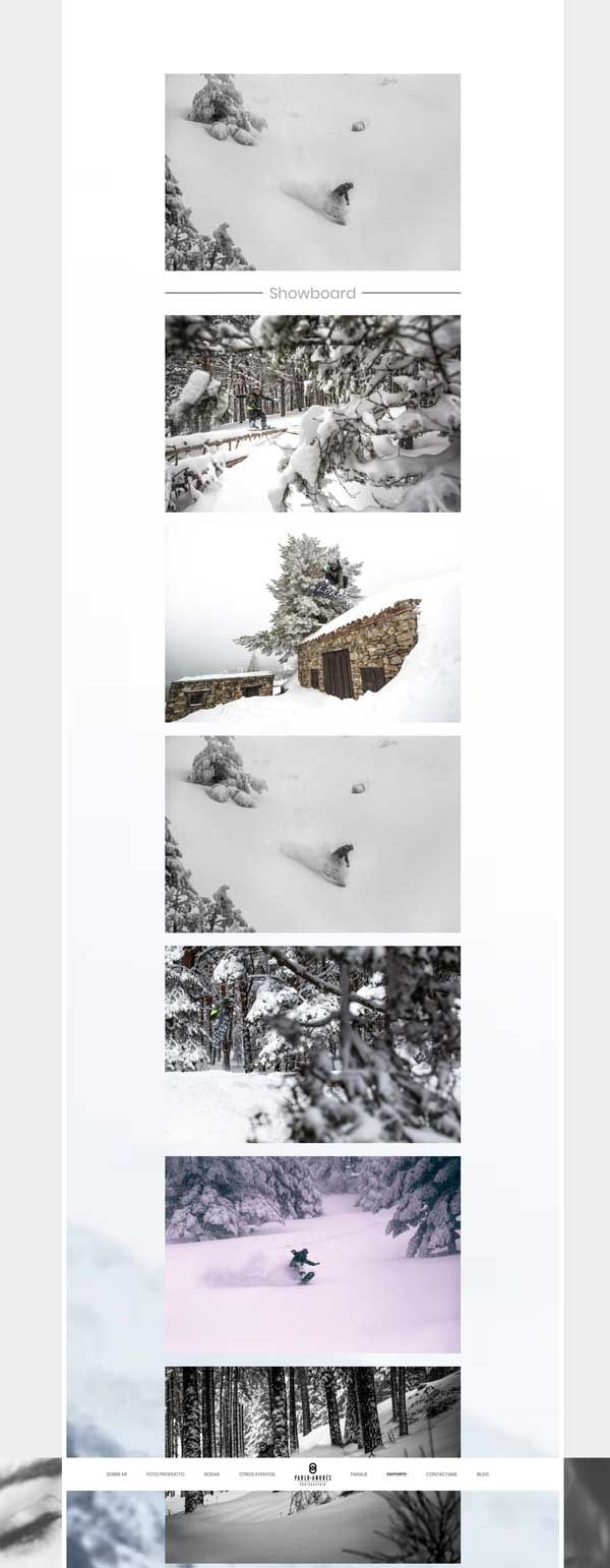 pagina web de Pablo Andrés en Zamora Paisajes