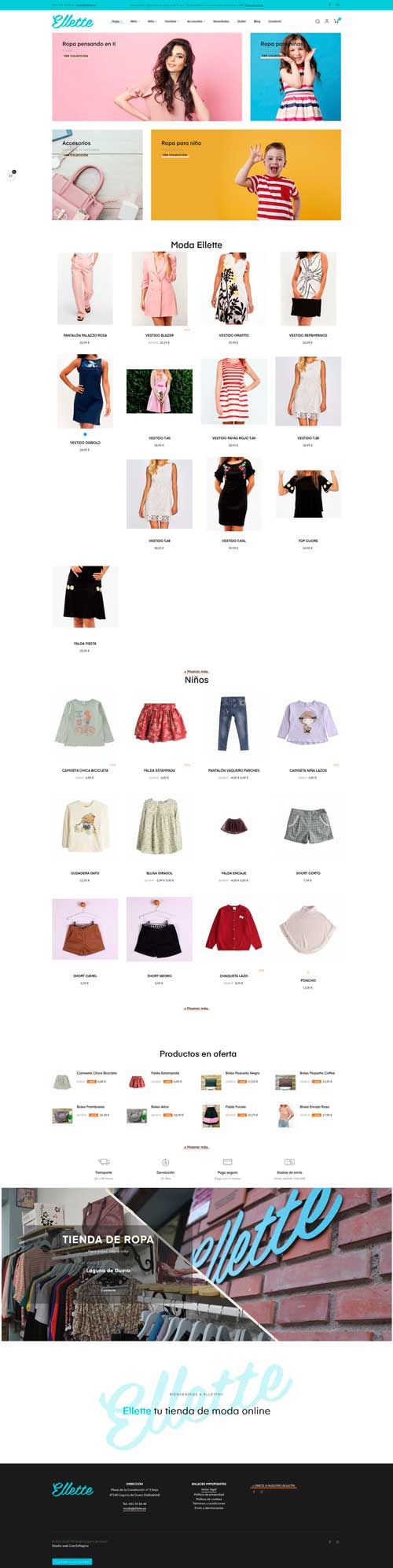 ELLETTE: Tienda online en Laguna de Duero
