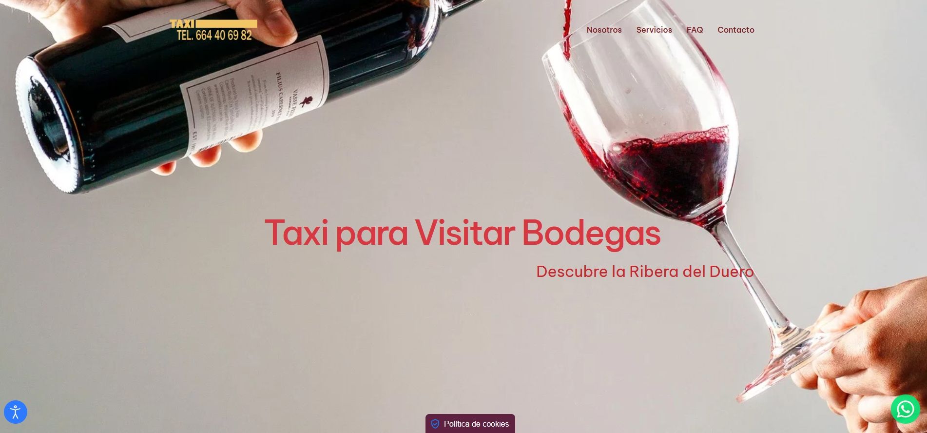 Eno Taxi Cuéllar!! Nueva web para visitar bodegas en taxi con salida desde Cuéllar!!