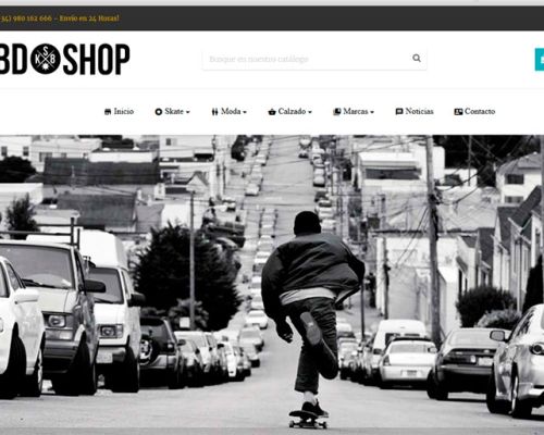 Diseño de Bdskateshop