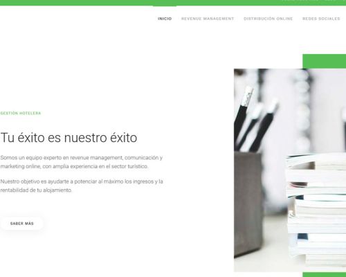 Página web getting revenue