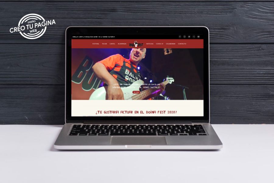 Página web de Boina Fest Arenillas Soria